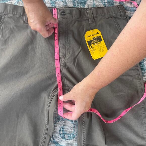 Carhartt Rugged Flex Canvas Jogger Pants Men's Regular Relaxed Fit NWT - Size 38 - Picture 9 of 11